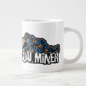 Kriechender Kohlebergmann Jumbo-Tasse (Rechts)