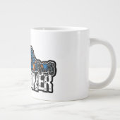 kriechender Kohlebergmann Jumbo-Tasse (Rechts)