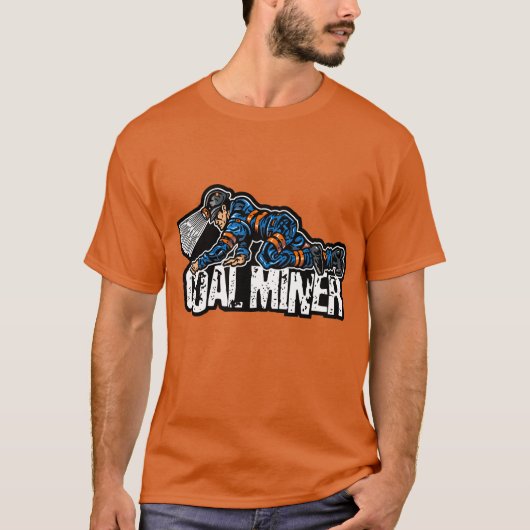 kriechender Kohlebergmann T-Shirt (Vorderseite)