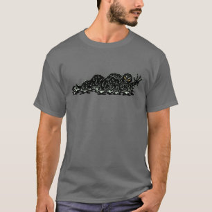 Kriechender Schleim-Hulk seltsame Horror-Kunst T-Shirt