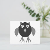 Kriechendes Halloween-Postkarte Postkarte (Stehend Vorderseite)