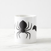 Kriechendes Halloween - Skull, Spione & Bat Kaffeetasse (Mittel)