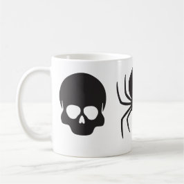 Kriechendes Halloween - Skull, Spione & Bat Kaffeetasse