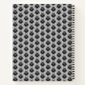 Kriechendes Halloween-SpiralNotebook Notizblock (Rückseite)