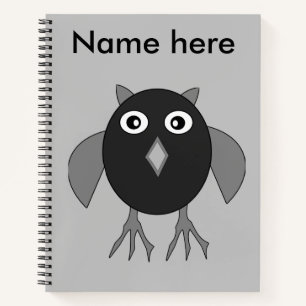 Kriechendes Halloween-SpiralNotebook Notizblock