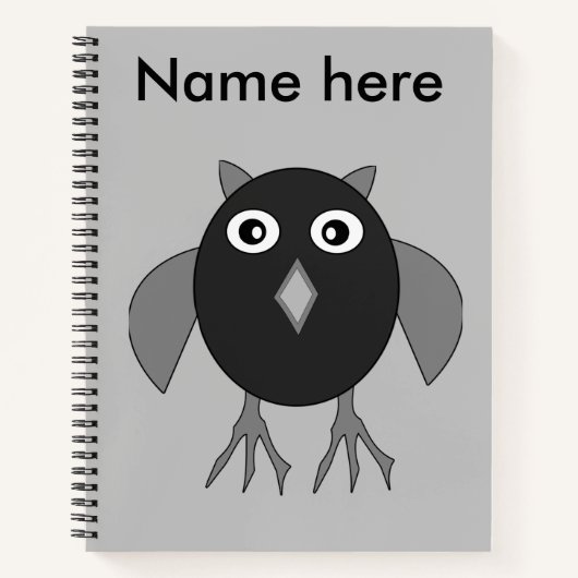 Kriechendes Halloween-SpiralNotebook Notizblock (Vorderseite)