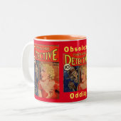 Kriechendes Vintages Verbrechen Zweifarbige Tasse (Vorderseite Links)