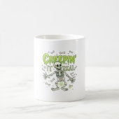 Kriecht es echt Skelett Halloween Knochen Spinne W Kaffeetasse (Mittel)