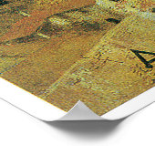 Krieg 1896 von Arnold Bocklin Poster (Ecke)