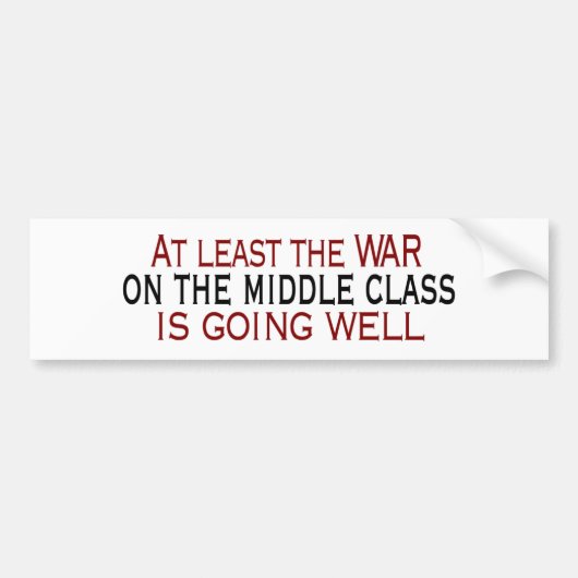 Krieg auf dem Mittelstand Autoaufkleber (Vorne)