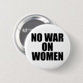 KRIEG AUF FRAUEN BUTTON (Vorne & Hinten)