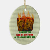 Krieg auf Fruchtkuchen Keramikornament (Rechts)