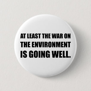 Krieg auf Umwelt Button