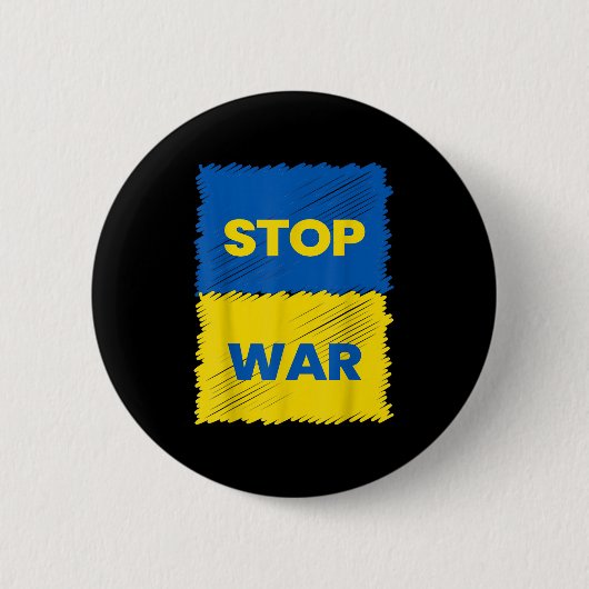 Krieg beenden - die Ukraine Gerettet - den Krieg i Button (Vorderseite)
