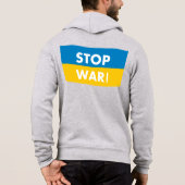 Krieg beenden hoodie (Rückseite)