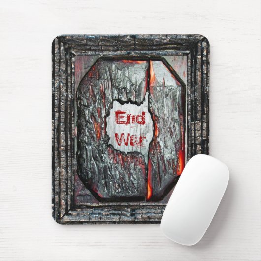 Krieg beenden mousepad (Mit Mouse)
