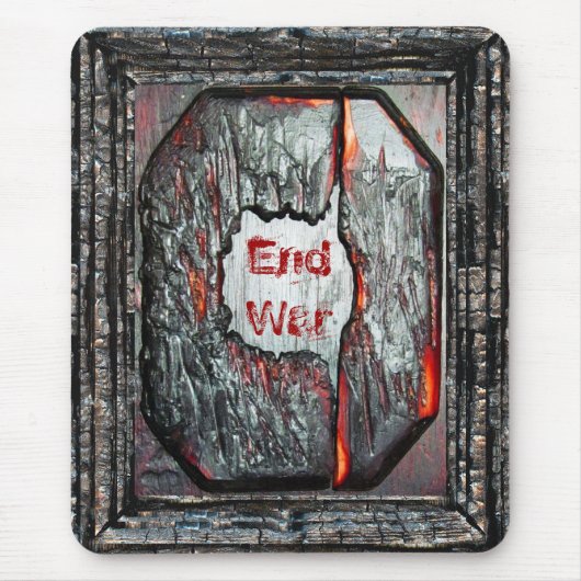 Krieg beenden mousepad (Vorne)