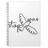 Krieg beenden notizblock (Vorderseite)