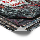 Krieg beenden poster (Ecke)