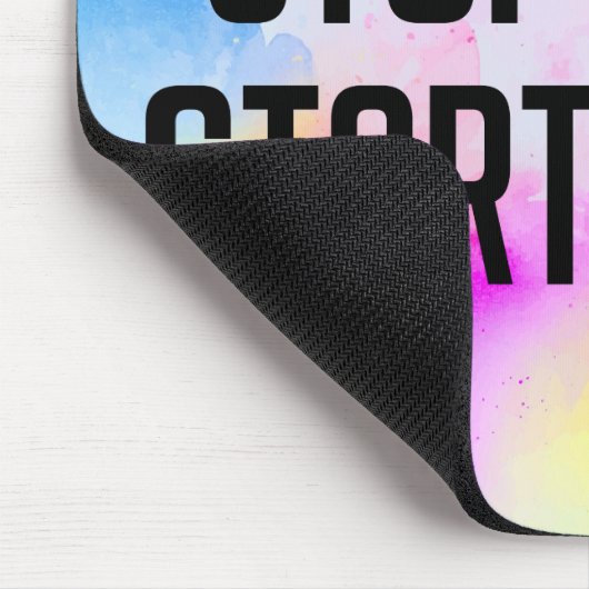 Krieg beenden Rave starten Mousepad (Ecke)