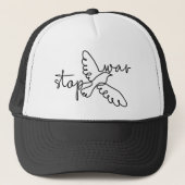 Krieg beenden truckerkappe (Vorderseite)