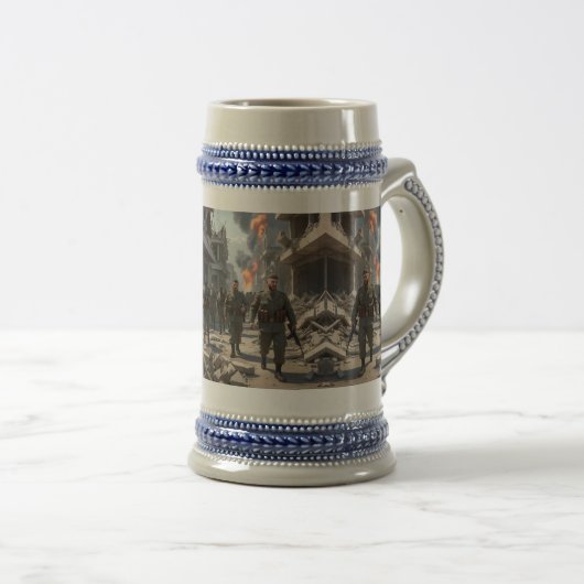 Krieg Bierglas (VorderseiteRechts)