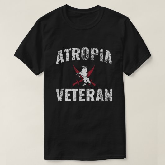 Krieg der Armee in Atropien Veteran 20513 T-Shirt (Design vorne)