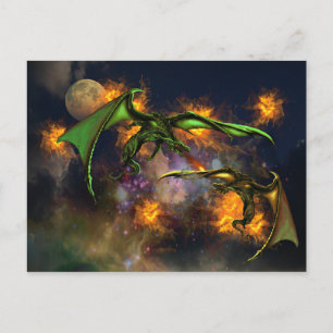 Krieg der Drachen Postkarte