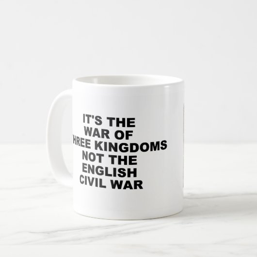Krieg der drei Königreiche Tasse (Vorderseite Links)