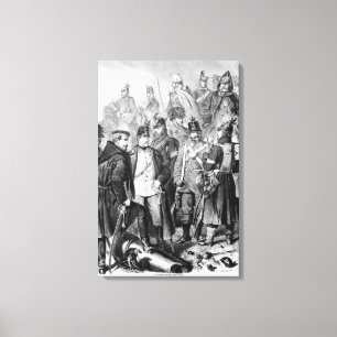 Krieg der Herzogtümer Leinwanddruck