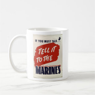 Krieg der Kaffee-Tassen-WWII - Marinekorps Kaffeetasse