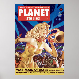 Krieg der Mars vom Mai 1952 Poster