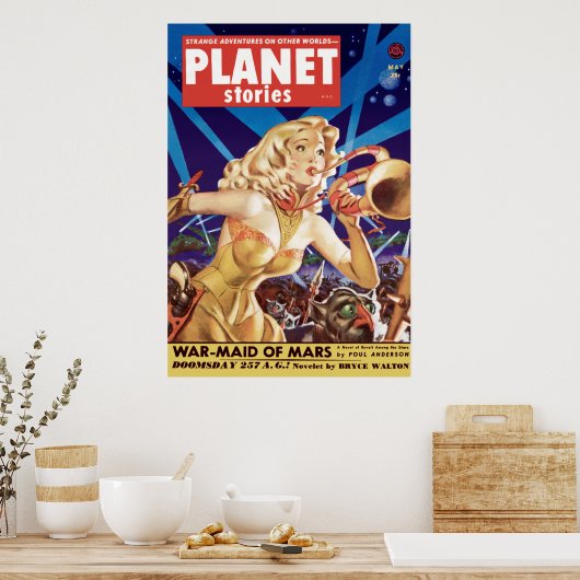 Krieg der Mars vom Mai 1952 Poster (Küche)
