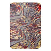 Krieg der Orangenbänder gegen Rot, über Graufonds Badematte (Vorderseite Vertikal)