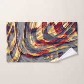 Krieg der Orangenbänder gegen Rot, über Graufonds Badhandtuch Set (Handtuch)