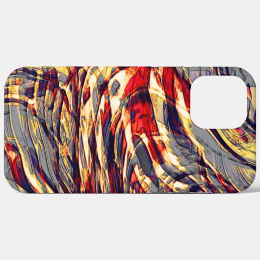 Krieg der Orangenbänder gegen Rot, über Graufonds Case-Mate iPhone Hülle (Rückseite (Horizontal))