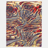 Krieg der Orangenbänder gegen Rot, über Graufonds Fleecedecke (Vorderseite)