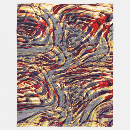 Krieg der Orangenbänder gegen Rot, über Graufonds Fleecedecke (Vorderseite)