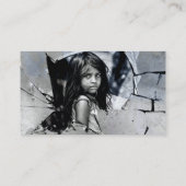 Krieg der Ukraine gegen Kinder Visitenkarte (Rückseite)