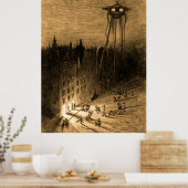 Krieg der Welt, die betrunkene Menge Poster (Küche)