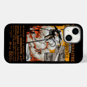 KRIEG DER WELT FRANZÖSISCHES POSTER 1906 Case-Mate iPhone HÜLLE (Rückseite (Horizontal))