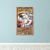 Krieg der Welt Französisches Poster 1906 Leinwanddruck (Insitu (Holzboden))