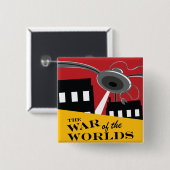 "Krieg der Welten" '38 Logo-Knopf Button (Vorne & Hinten)