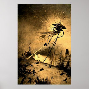 Krieg der Welten H G Wells Poster