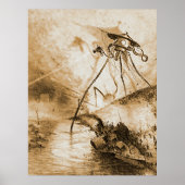 Krieg der Weltmartianer im Thames Valley Poster (Vorne)