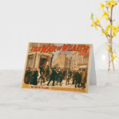 Krieg des Wohlstands - Grußkarte von 1895 Karte (Gelbe Blume)