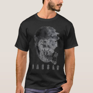 Krieg für den Planeten der Affen monochrome Caesar T-Shirt