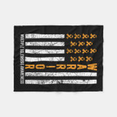 Krieg für Frauen und Männer Multipler Sklerose Fleecedecke (Vorderseite (Horizontal))