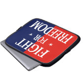Krieg für Freiheit Laptopschutzhülle (Vorne Knopf)