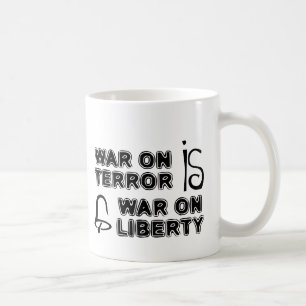 Krieg gegen den Terror ist Krieg gegen die Freihei Kaffeetasse